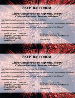 Skeptics Forum Flyer Half Page